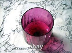 Antique Victorian Cranberry Glass