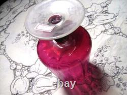 Antique Victorian Cranberry Glass