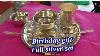 Birthday Gift Full Silver Set For Baby Silver Glass Bowl Spoon Plate Silver Jewellery For Baby