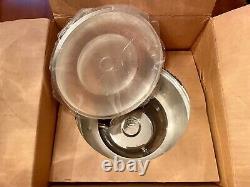 Vintage Sheridan Silver Plate Chaffing Dish w Glass Liner, 4-Pieces NEW In Box